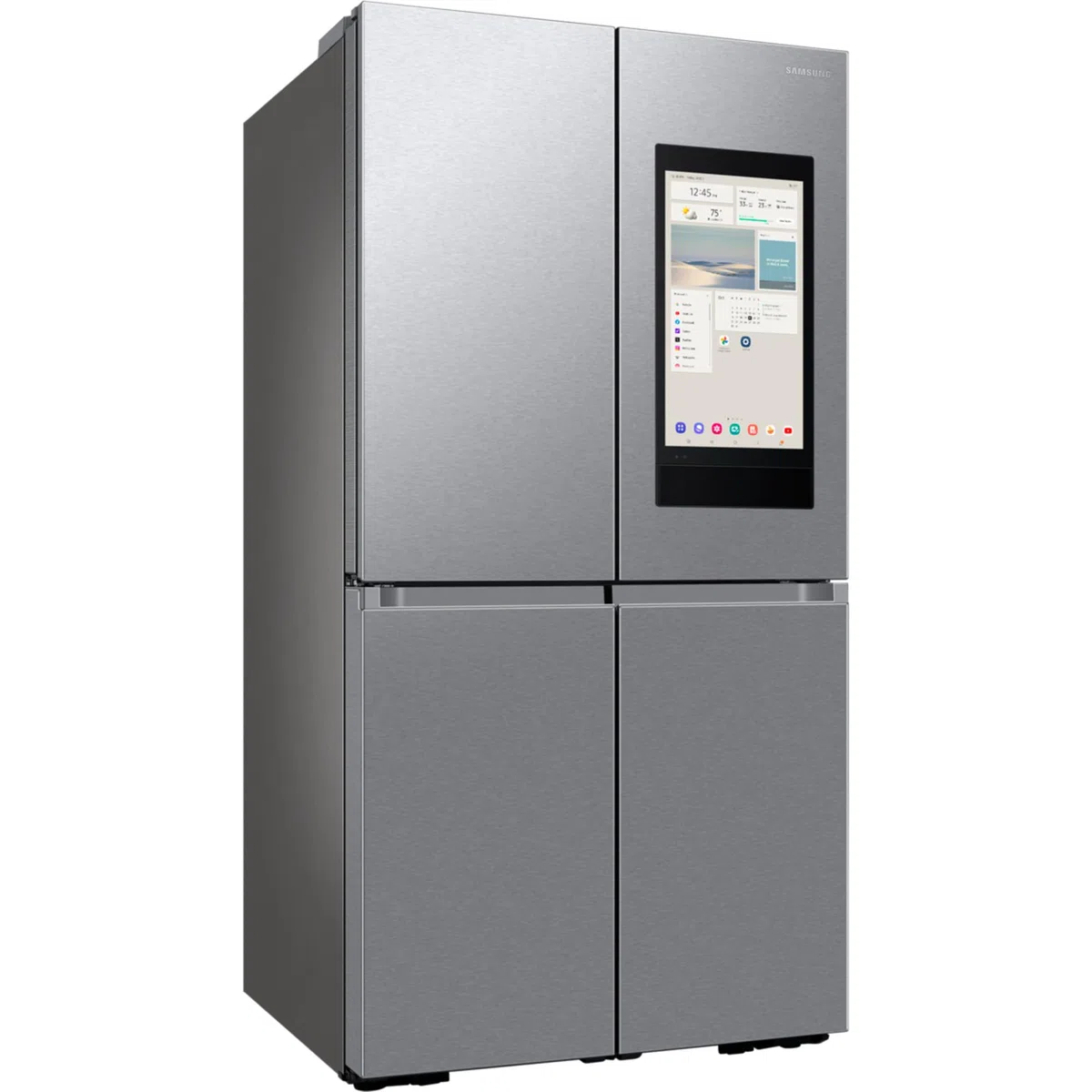 Samsung Réfrigérateur 4 Portes Family Hub AI, Avec AI Vision Inside, Wifi+AI Energy Mode, Centre de Boissons, Dos Métallique, 636 L