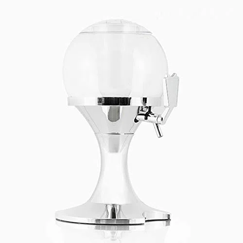 TSC - Distributeur Réfrigéré Girafe Bière Fontaine à Boissons avec Récupérateur de Glace Distributeur 3,5 litres