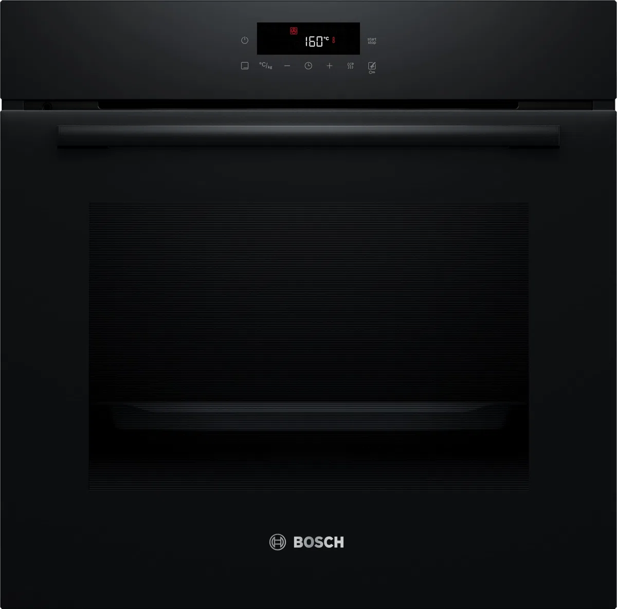 Bosch HBA571BB4 Série 2 Four encastrable 60 x 60 cm 71 l Espace de cuisson 71 l Auto-nettoyage à pyrolyse AutoPilot 10 programmes Air chaud 3D Contrôle tactile LED Noir