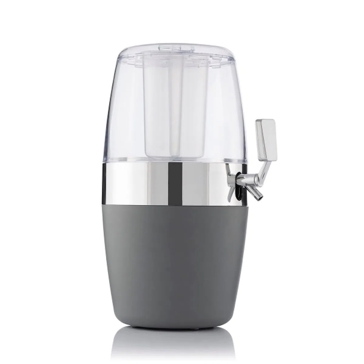 MODEZVOUS - Distributeur Boisson avec Double Tube Réfrigérant pour Glacon et Robinet - Tireuse à Bière - 4 litres