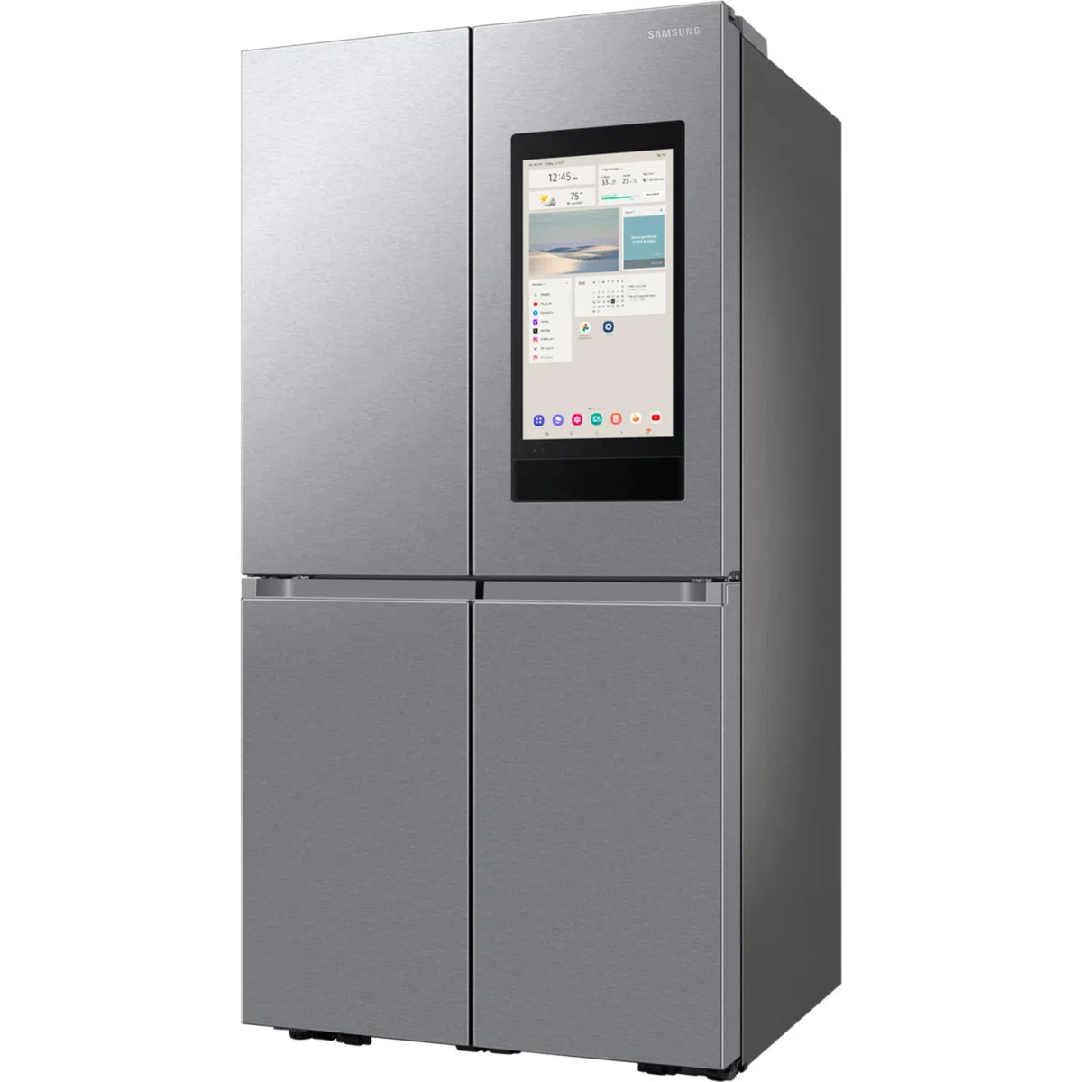 Samsung Réfrigérateur 4 Portes Family Hub AI, Avec AI Vision Inside, Wifi+AI Energy Mode, Centre de Boissons, Dos Métallique, 636 L